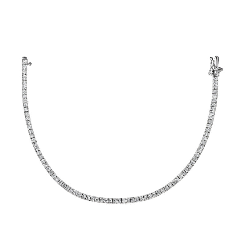 2.1 Carat White Gold Tennis Bracelet