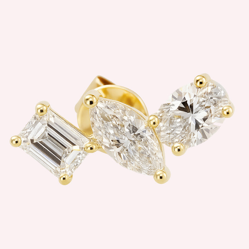 Athenienne Trio (Emerald Marquise Pear)