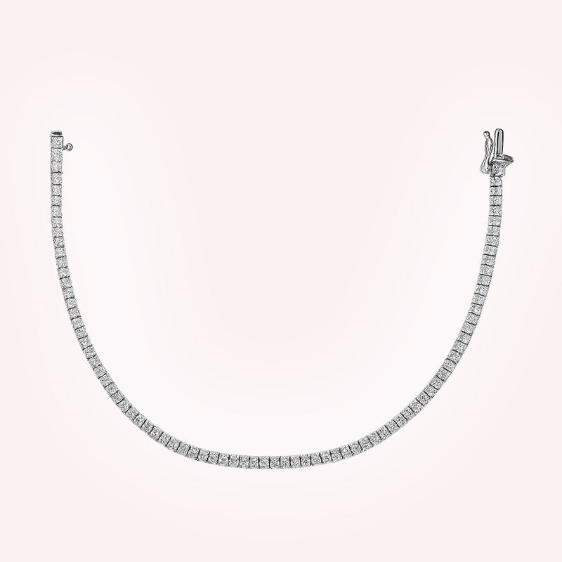 2.1 Carat White Gold Tennis Bracelet