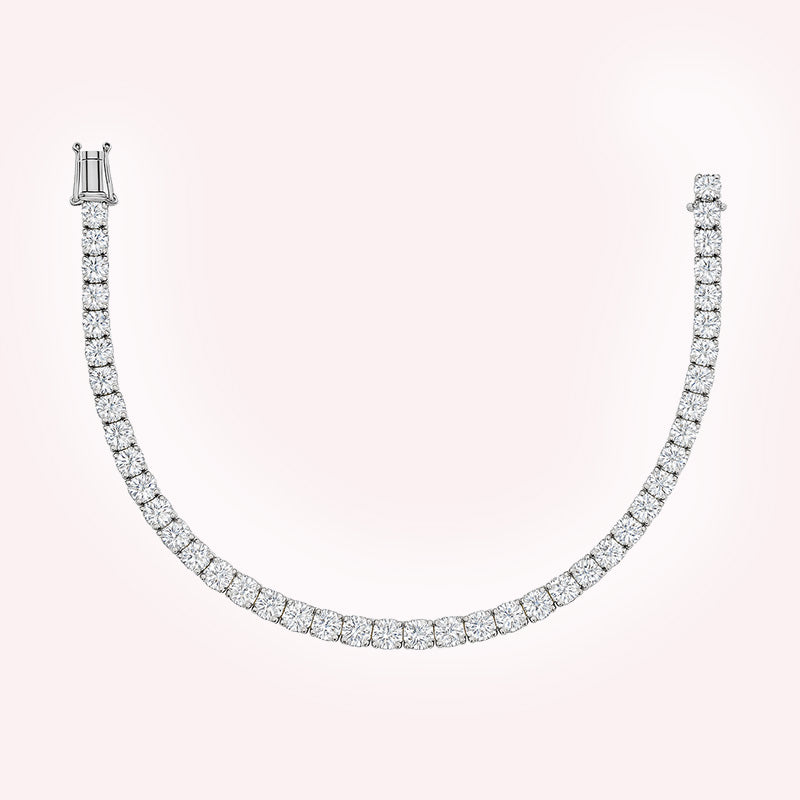9.39 Carat WG Moissanite Tennis Bracelet