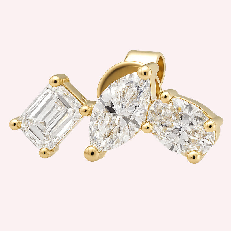 Athenienne Trio (Emerald Marquise Pear)