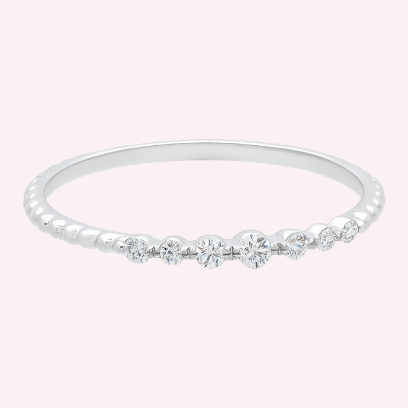 Rope Round Diamond Band