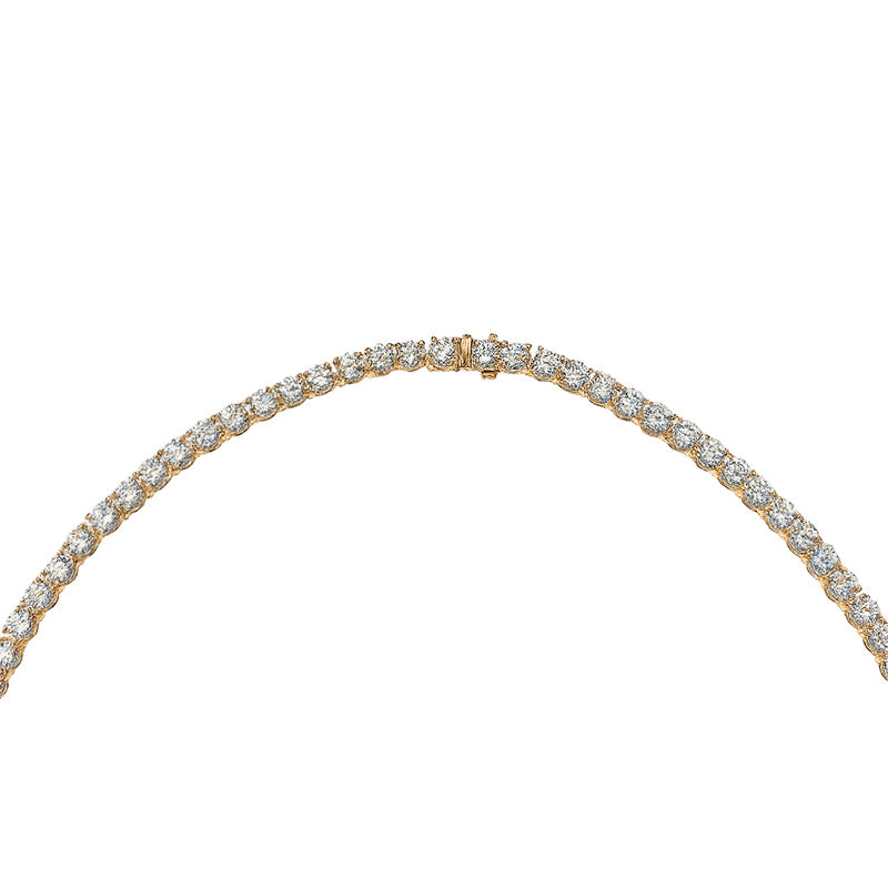 Yellow Gold 20” Tennis Chain