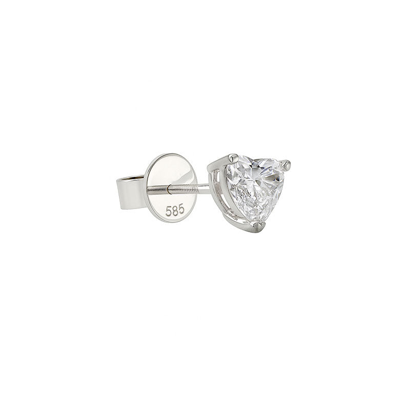 Heart Shaped stud earrings